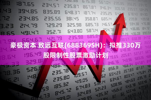 豪极资本 致远互联(688369SH)：拟推330万股限制性股票激励计划